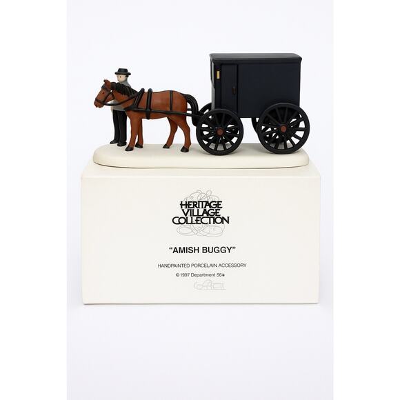 Department 56 Other - Dept 56 Heritage Village Collection Amish Buggy Porcelain Accessory w/ Box
